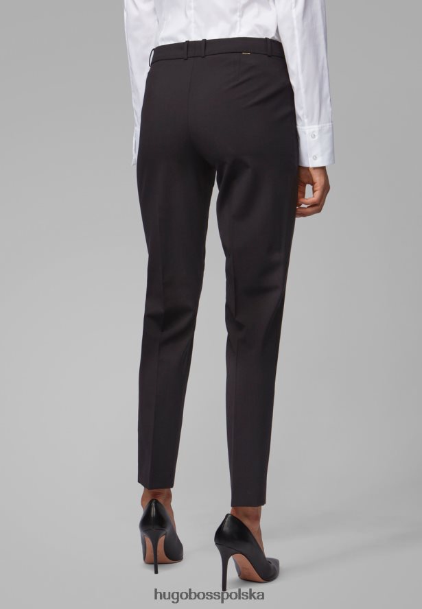 Hugo Boss spodnie tiluna 50291861 czarne czarny/granatowy R0X0H6822