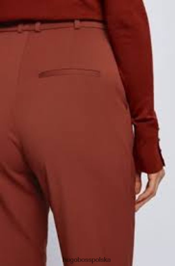 Hugo Boss spodnie tisletti 50447307 miedziane miedziany/czarny R0X0H6817