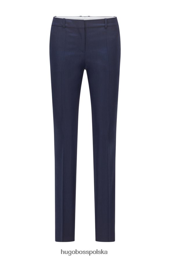 Hugo Boss spodnie titana 50459755 niebieskie niebieski R0X0H6773