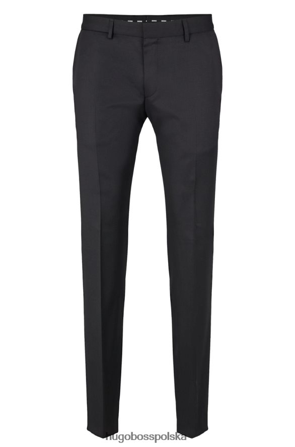 Hugo Boss spodnie-wenten 50469184 czarne czarny/ciemnoniebieski R0X0H6704