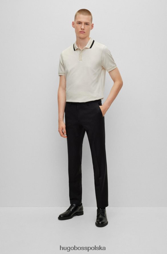 Hugo Boss spodnie-wenten 50469184 czarne czarny/ciemnoniebieski R0X0H6704