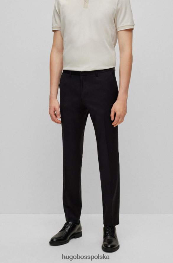 Hugo Boss spodnie-wenten 50469184 czarne czarny/ciemnoniebieski R0X0H6704