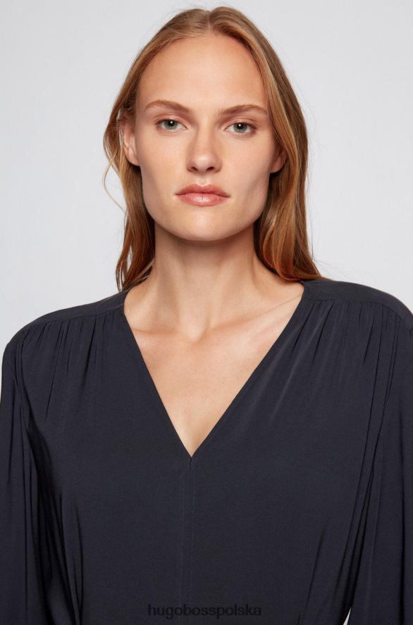 Hugo Boss sukienka dasaria 50460528 niebieska niebieski R0X0H6766