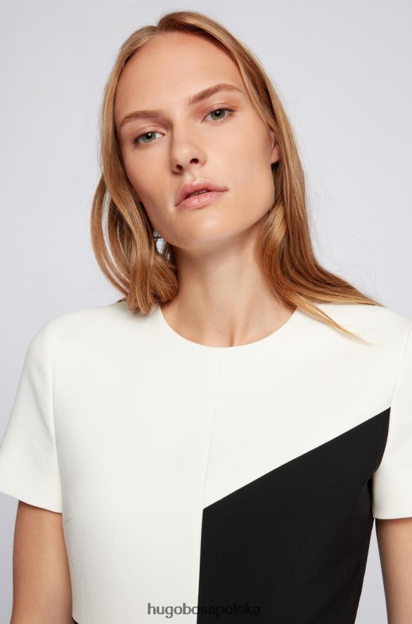 Hugo Boss sukienka dezona 50457913 oliwkowa Oliwa R0X0H6765