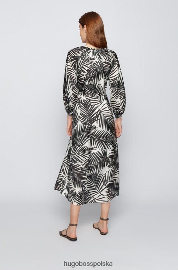 Hugo Boss sukienka dilinara 50454039 otwarta otwarty R0X0H6790