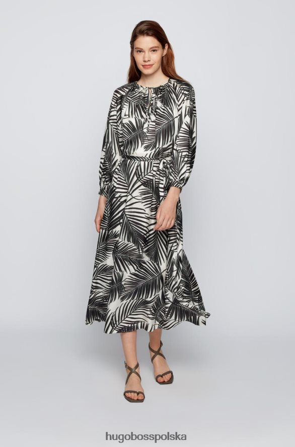 Hugo Boss sukienka dilinara 50454039 otwarta otwarty R0X0H6790