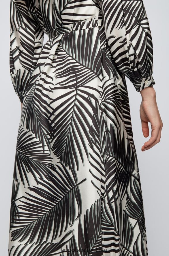 Hugo Boss sukienka dilinara 50454039 otwarta otwarty R0X0H6790