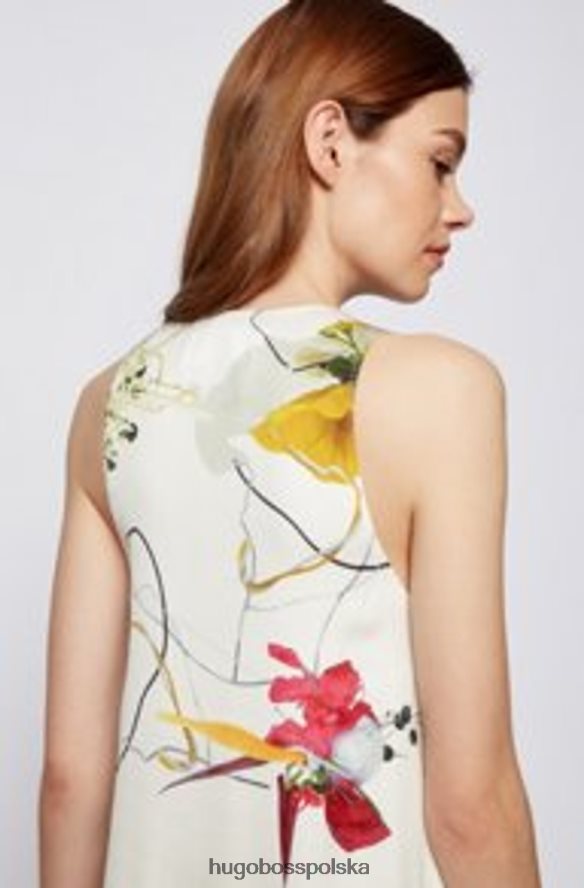 Hugo Boss sukienka disara2 50460356 otwarta otwarty R0X0H6788
