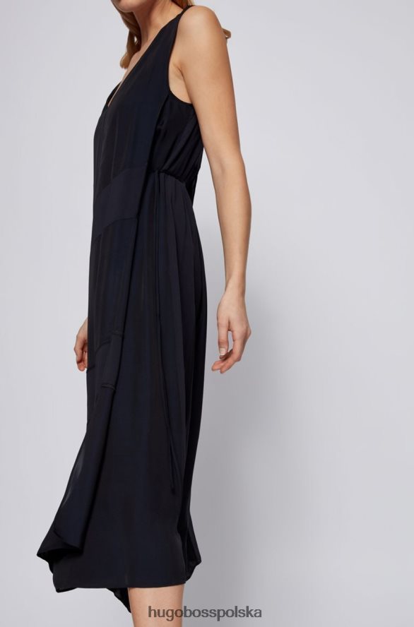 Hugo Boss sukienka dopiquy 50447618 niebieska niebieski R0X0H6809