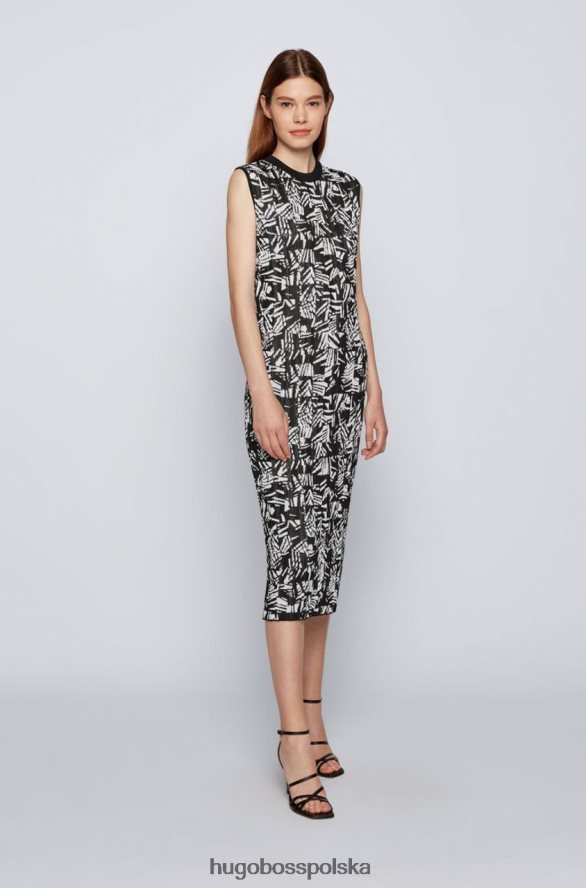 Hugo Boss sukienka dzianinowa feyre 50448992 otwarta otwarty R0X0H6791