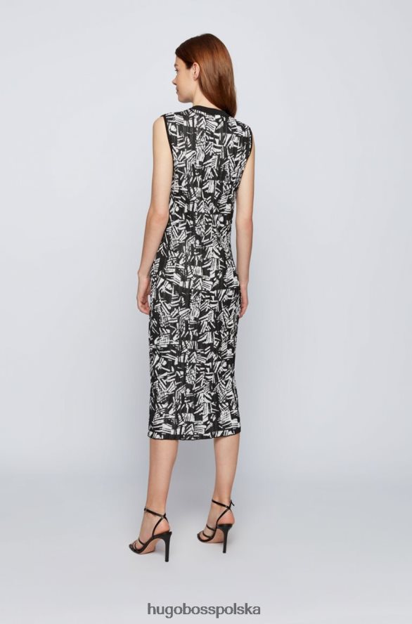 Hugo Boss sukienka dzianinowa feyre 50448992 otwarta otwarty R0X0H6791