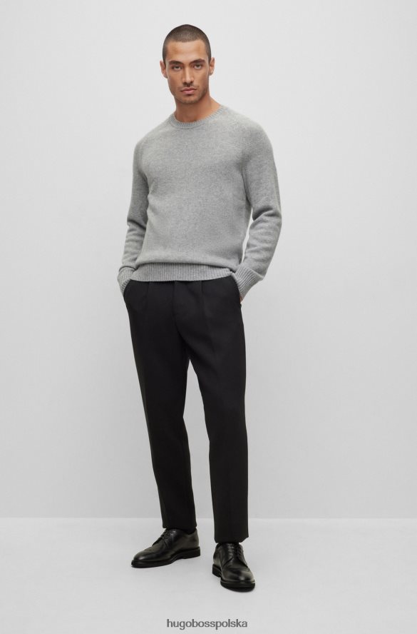 Hugo Boss czarne buty derby typu wingtip z polerowanej skóry hugo czarny R0X0H64793