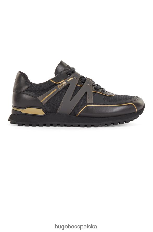 Hugo Boss biegacze parkour 50459373 czarne czarny/złoty/zielony/czerwony R0X0H6673