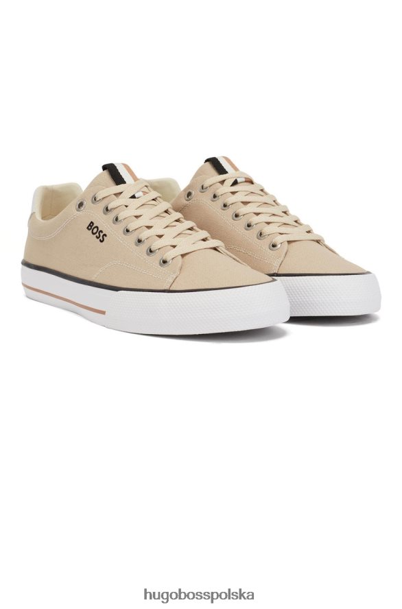 Hugo Boss buty sportowe aiden tenn 50470866 beżowe beżowy/czerwony/granatowy/jasnoniebieski R0X0H6660