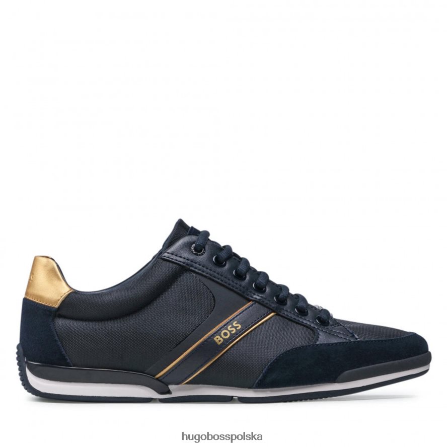 Hugo Boss buty sportowe saturn 50471235 ciemnoniebieskie ciemny niebieski R0X0H6658