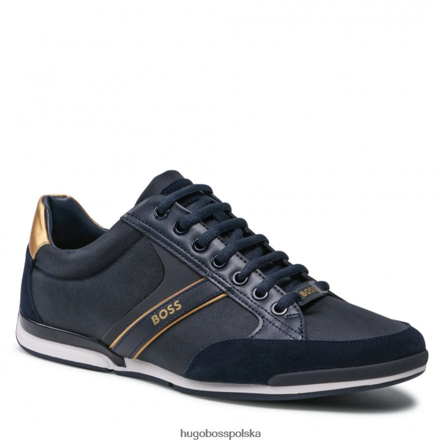 Hugo Boss buty sportowe saturn 50471235 ciemnoniebieskie ciemny niebieski R0X0H6658