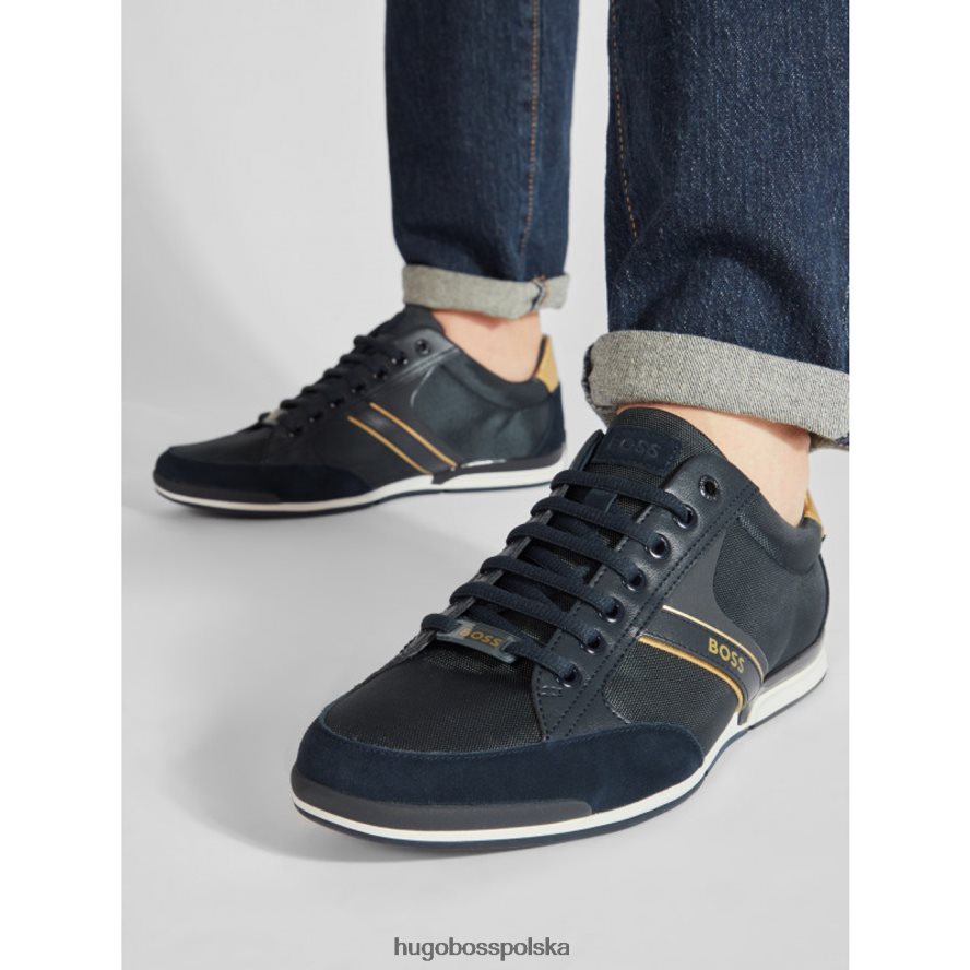 Hugo Boss buty sportowe saturn 50471235 ciemnoniebieskie ciemny niebieski R0X0H6658