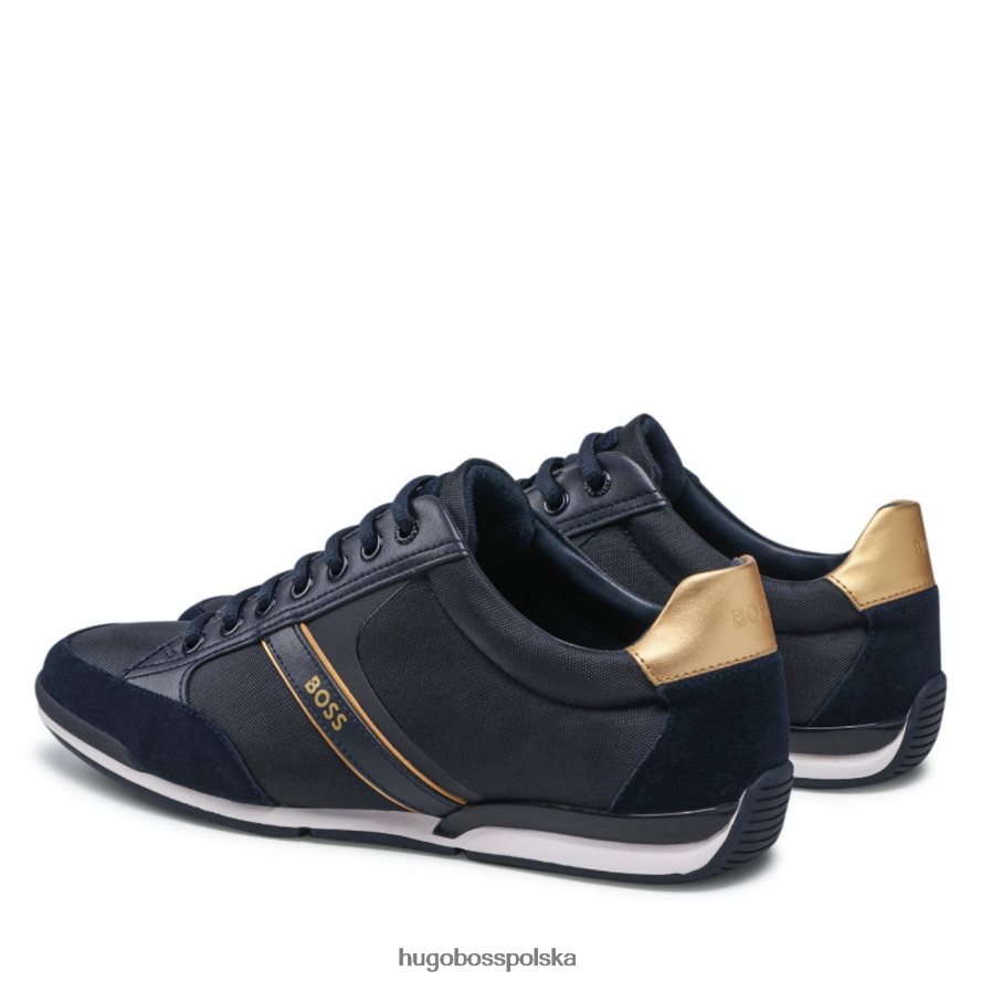 Hugo Boss buty sportowe saturn 50471235 ciemnoniebieskie ciemny niebieski R0X0H6658