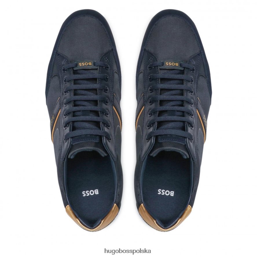 Hugo Boss buty sportowe saturn 50471235 ciemnoniebieskie ciemny niebieski R0X0H6658