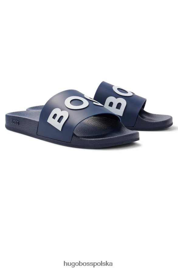 Hugo Boss wnęka na slajdy 50471271 ciemnoniebieski ciemnoniebieski/pomarańczowy/żółty/jasnoniebieski/jasnoczerwony/czarny R0X0H6663