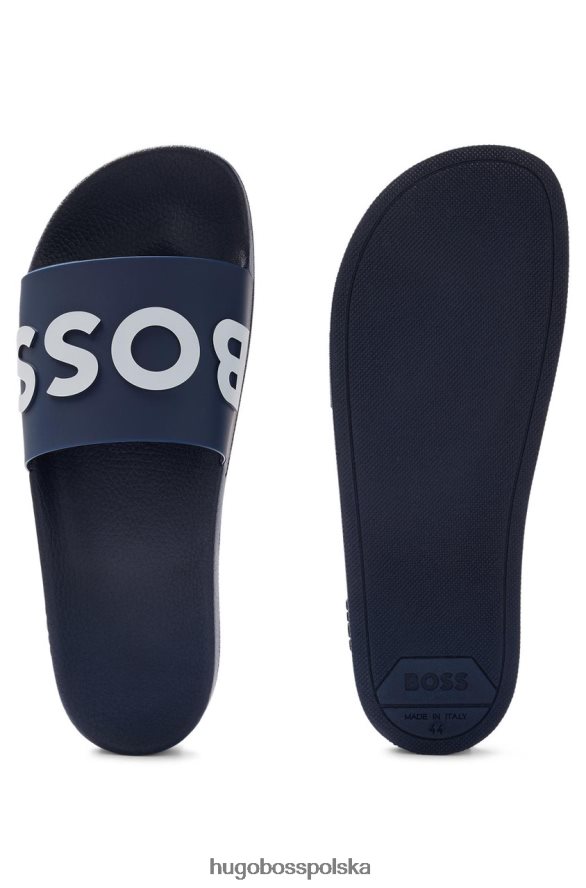 Hugo Boss wnęka na slajdy 50471271 ciemnoniebieski ciemnoniebieski/pomarańczowy/żółty/jasnoniebieski/jasnoczerwony/czarny R0X0H6663