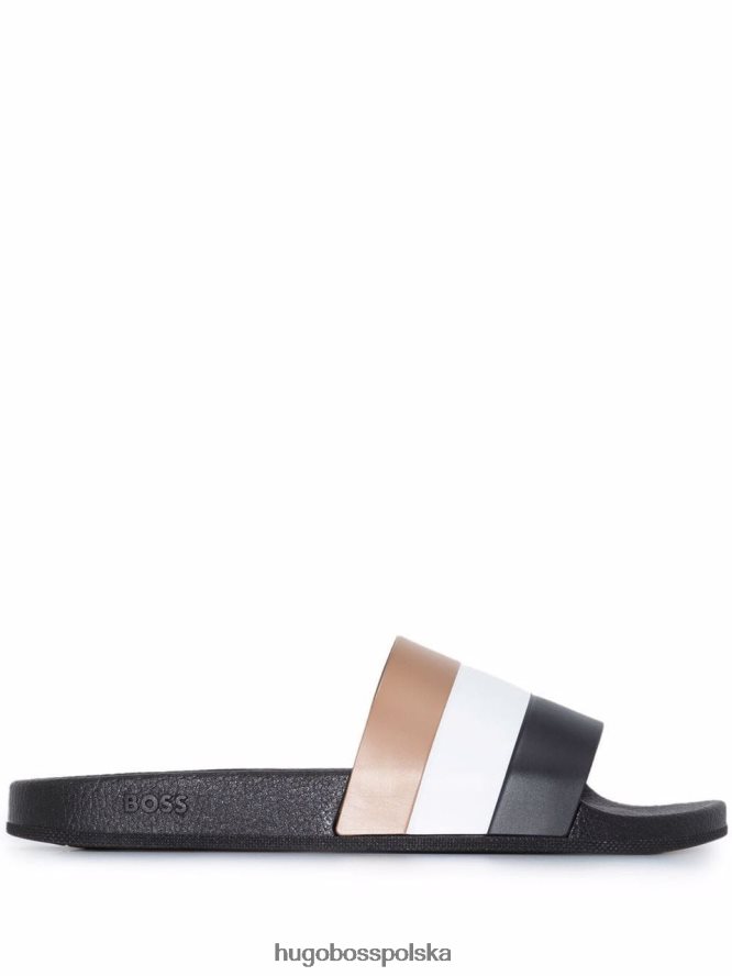 Hugo Boss wnęka na zjeżdżalnie 50465515 brązowa brązowy/czarny/biały R0X0H6664