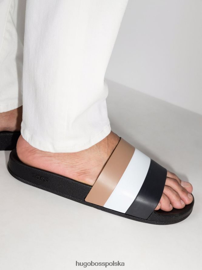 Hugo Boss wnęka na zjeżdżalnie 50465515 brązowa brązowy/czarny/biały R0X0H6664