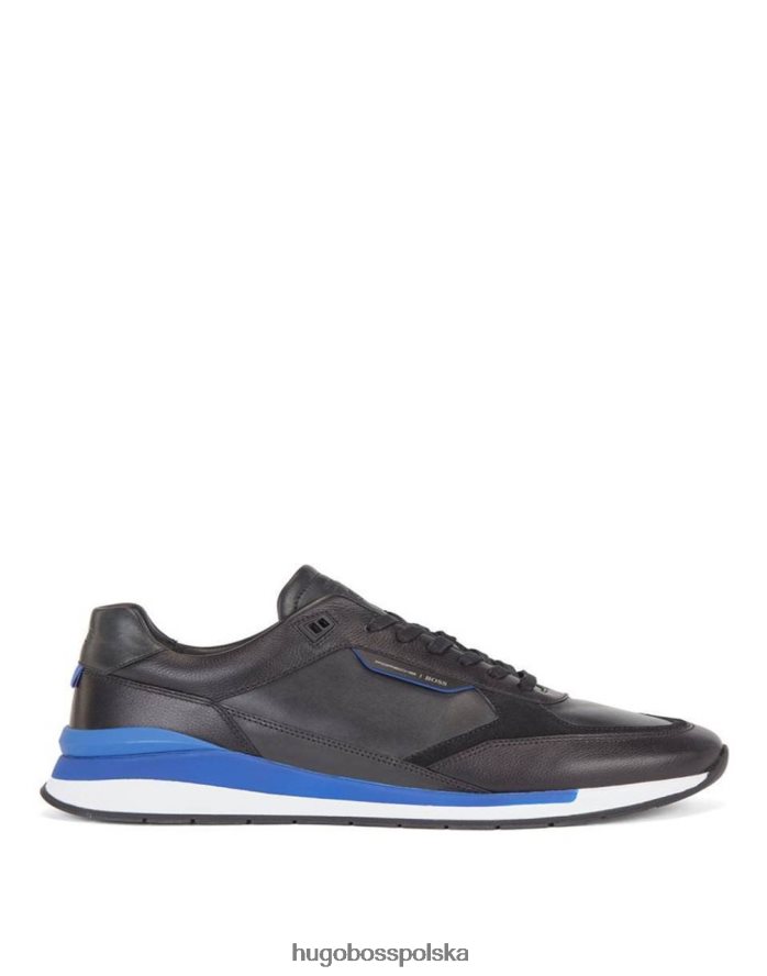 Hugo Boss x tenisówki porsche - 50439580 blk bł R0X0H6677