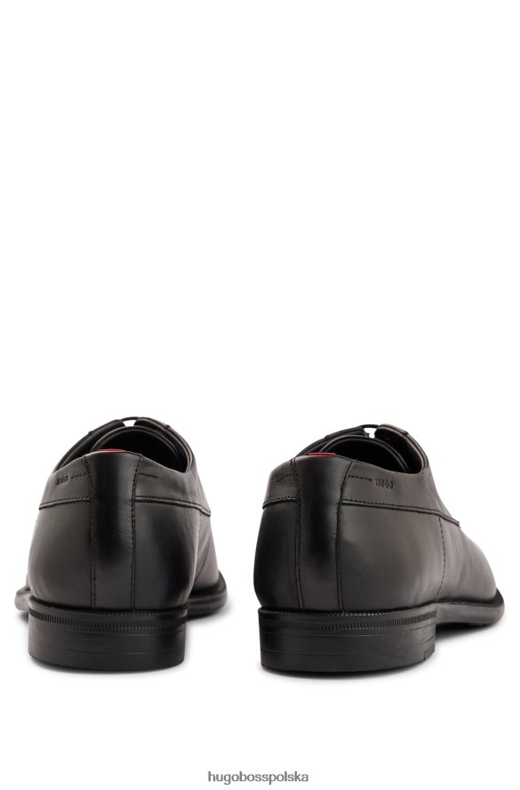 Hugo Boss Buty Hugo Derby z polerowanej skóry z logo emed czarny R0X0H64842