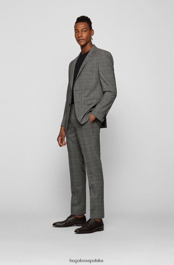 Hugo Boss Hugo ciemnobrązowe buty derby włoskiej produkcji ze skóry ciemny brąz R0X0H65038