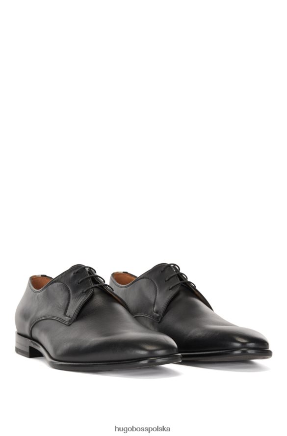 Hugo Boss Hugo włoskie buty derby ze skóry w kolorze czarnym czarny R0X0H65039