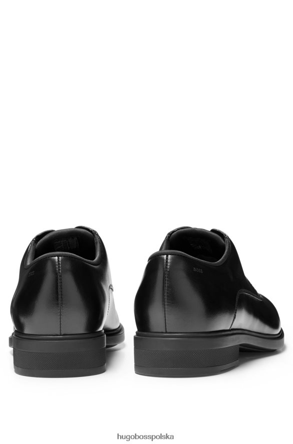 Hugo Boss buty derby z garbowanej skóry z przytulną podszewką w kolorze czarnym hugo czarny R0X0H64676