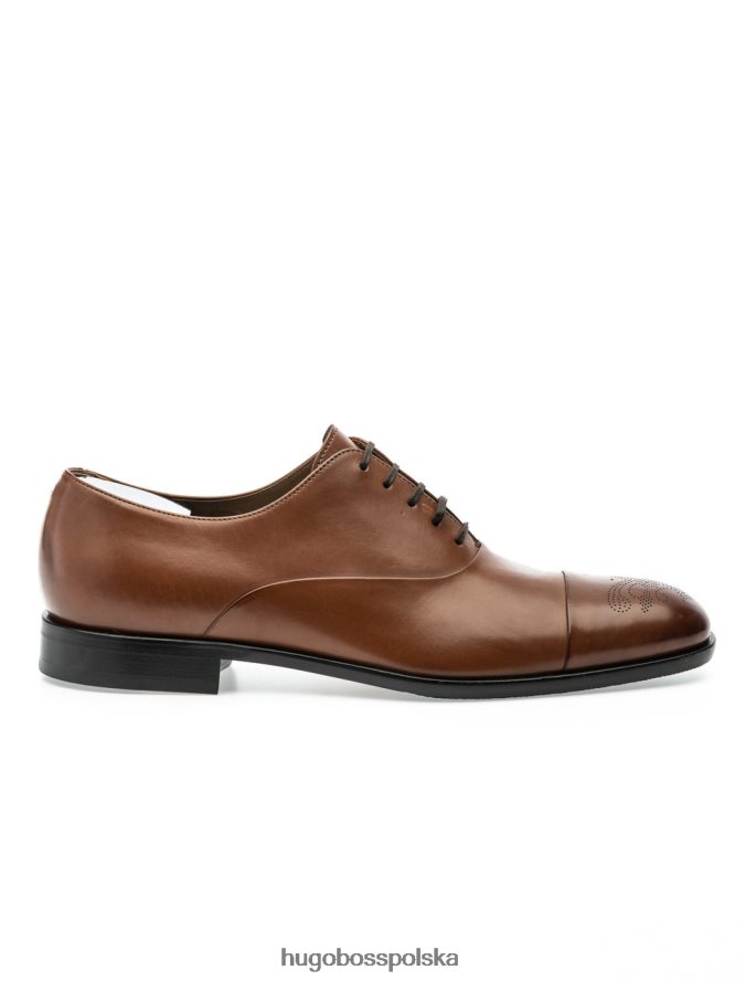 Hugo Boss buty stanford oxf -50403085 medbrown średniobrązowy R0X0H6687