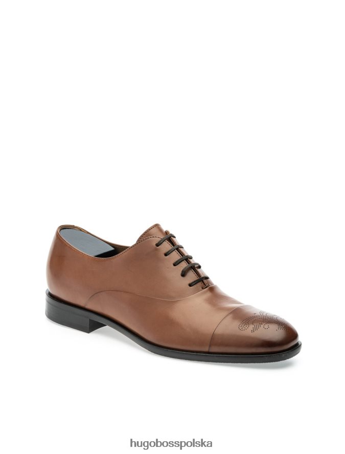 Hugo Boss buty stanford oxf -50403085 medbrown średniobrązowy R0X0H6687