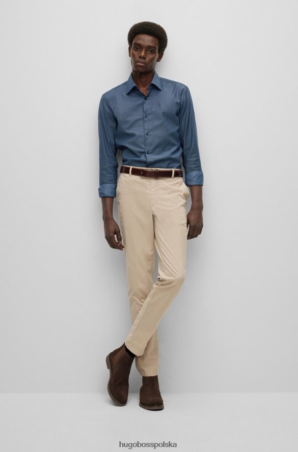 Hugo Boss Zamszowe buty Chelsea z logo emed ciemny brąz R0X0H64749