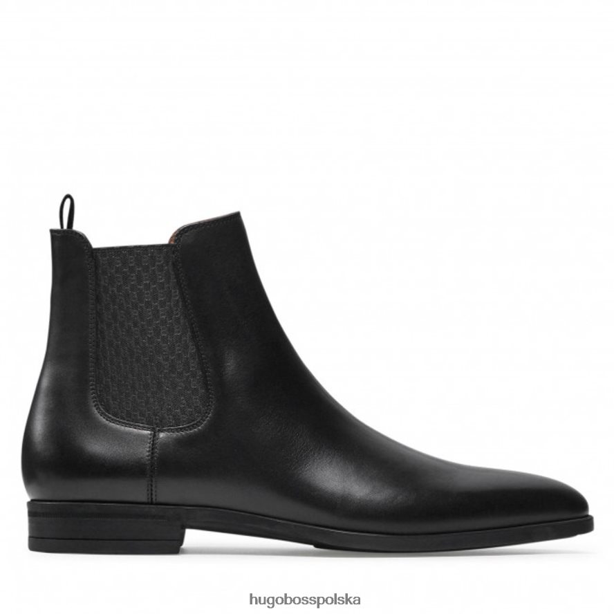 Hugo Boss buty Kensington Cheb 50454497 czarne czarny brązowy R0X0H6674