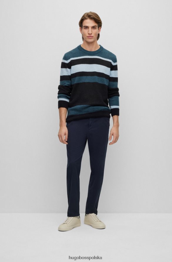 Hugo Boss Białe buty sportowe hugo o niskiej cholewce z kontrastowym detalem „b”. biały R0X0H64662