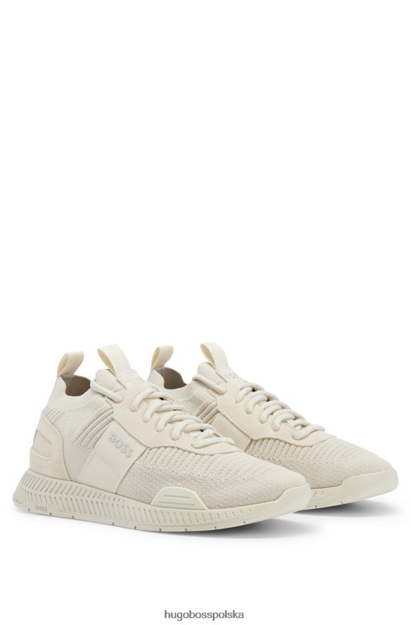 Hugo Boss Buty sportowe Hugo z cholewką Repreve w kolorze białym biały R0X0H64721
