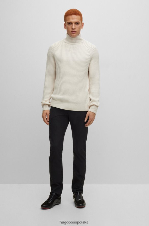 Hugo Boss Buty sportowe ze skóry nappa z perforowanymi detalami, czarne hugo czarny R0X0H64767