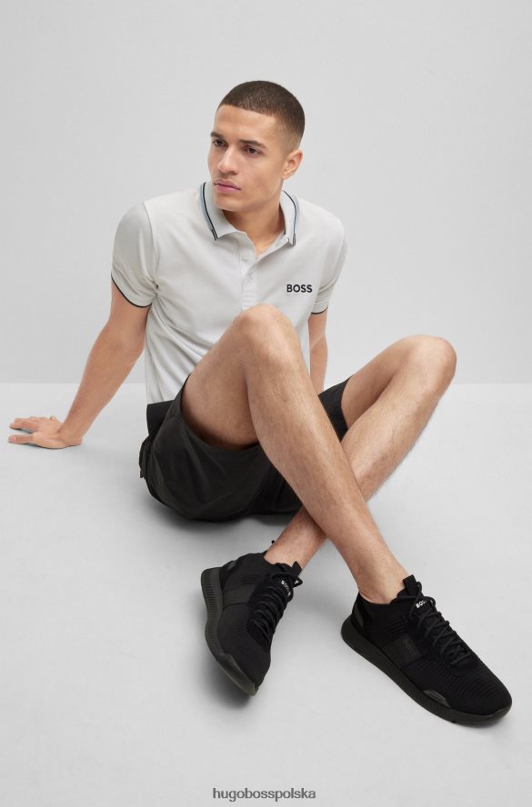 Hugo Boss Czarne skarpetki hugo z cholewką Repreve czarny R0X0H64727