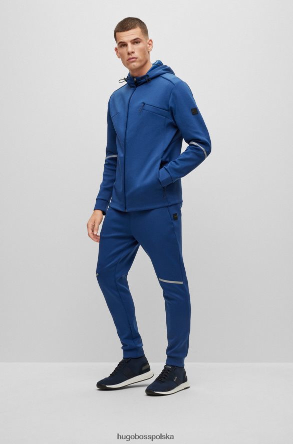 Hugo Boss Skarpetowe buty sportowe z cholewką Repreve Hugo w kolorze ciemnoniebieskim ciemny niebieski R0X0H64718