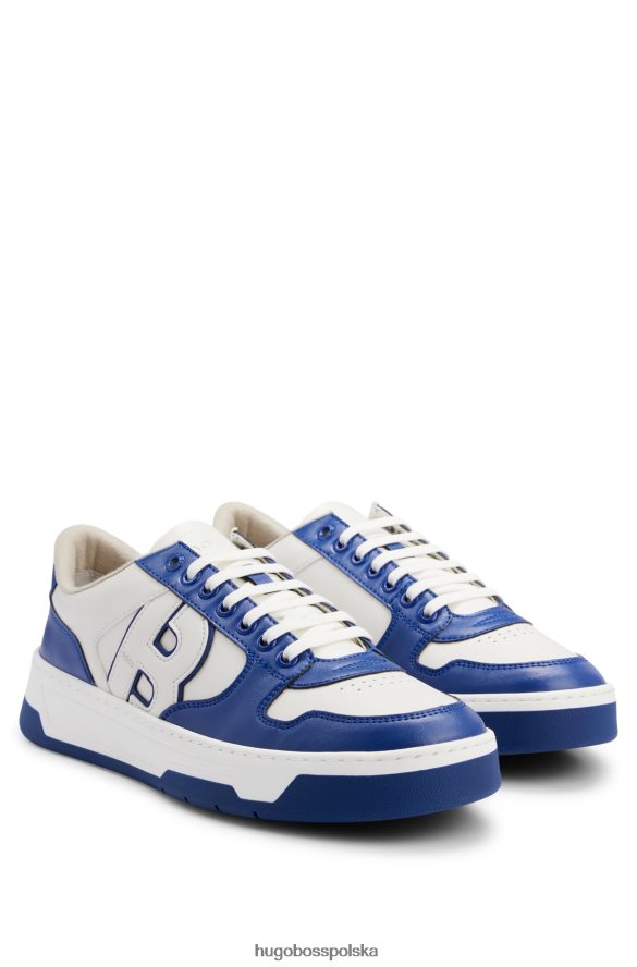 Hugo Boss Sznurowane buty sportowe hugo z miseczką, ze sztucznej skóry nappa w kolorze jasnoniebieskim jasny niebieski R0X0H64650