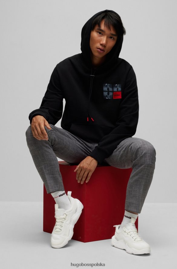 Hugo Boss białe buty sportowe Hugo z różnych materiałów z nowoczesną podeszwą z gumy EVA biały R0X0H64852