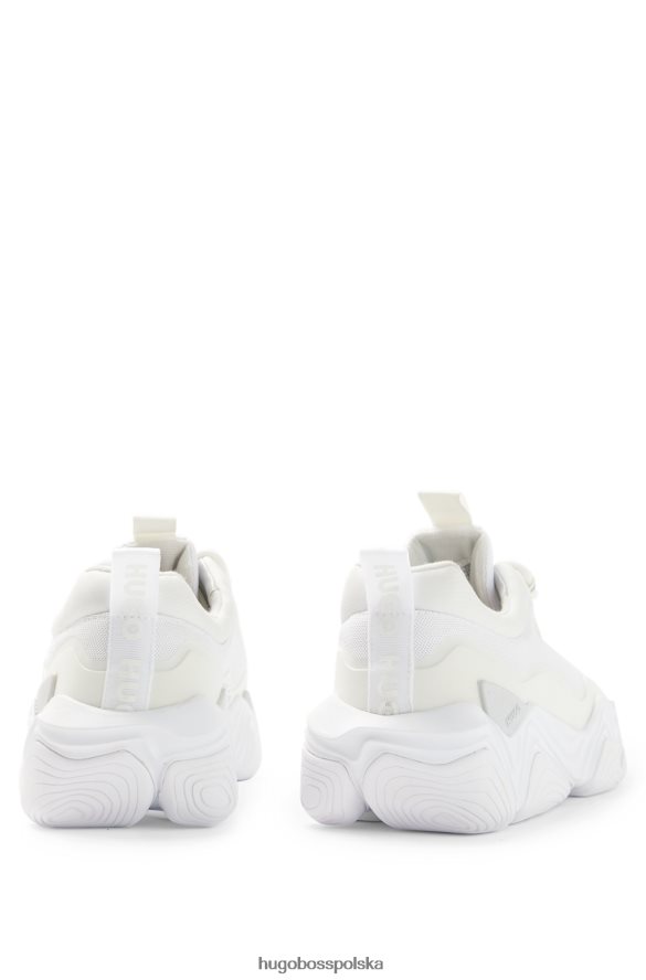 Hugo Boss białe buty sportowe Hugo z różnych materiałów z nowoczesną podeszwą z gumy EVA biały R0X0H64852