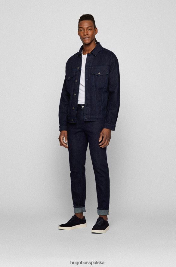 Hugo Boss buty oxford na gumowej podeszwie z zamszową cholewką hugo ciemnoniebieskie ciemny niebieski R0X0H64972