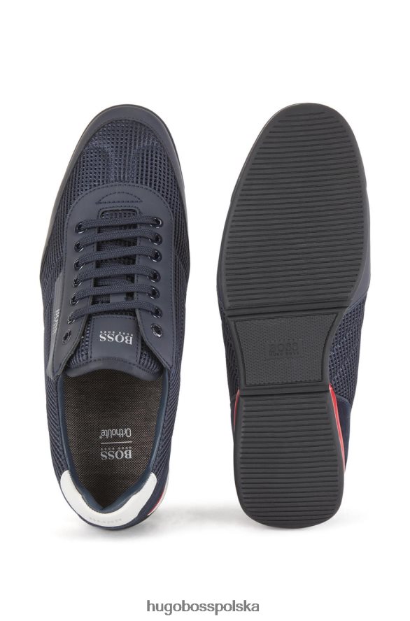 Hugo Boss buty saturn 50455313 granatowe granatowy/biały/niebieski/szary/czerwony R0X0H6680
