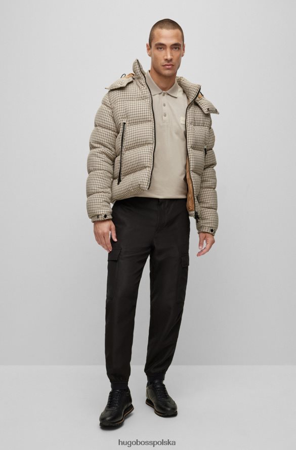 Hugo Boss czarne buty sportowe hugo ze skóry tłoczonej z kontrastowym logo i podeszwą zewnętrzną z pianki eva czarny R0X0H64743
