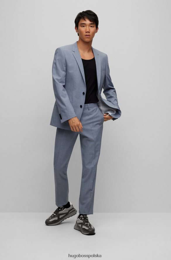 Hugo Boss czarne sznurowane buty sportowe hugo z różnych materiałów czarny szary R0X0H64826