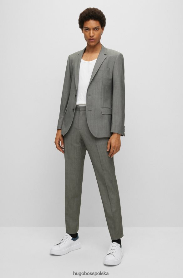 Hugo Boss tenisówki o niskiej cholewce z logo firmy Deed biały R0X0H64893