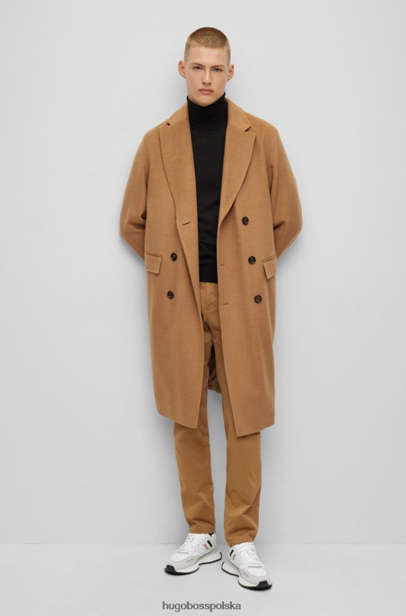 Hugo Boss tenisówki z różnych materiałów z charakterystycznym białym paskiem hugo biały R0X0H64817